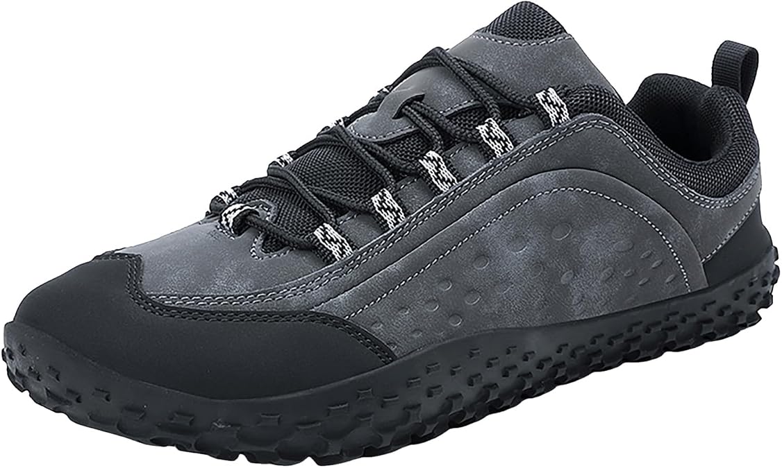 IWIHMIV Mens Workout Running Shoes Non Slip Athletic Tennis Shoes Outdoor Casual Low Top Lace Up Workout Sneakers