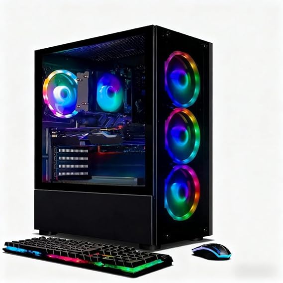 STGAubron Gaming PC Desktop,R5 2600,RTX 2060 6G,16G DDR4,512G SSD