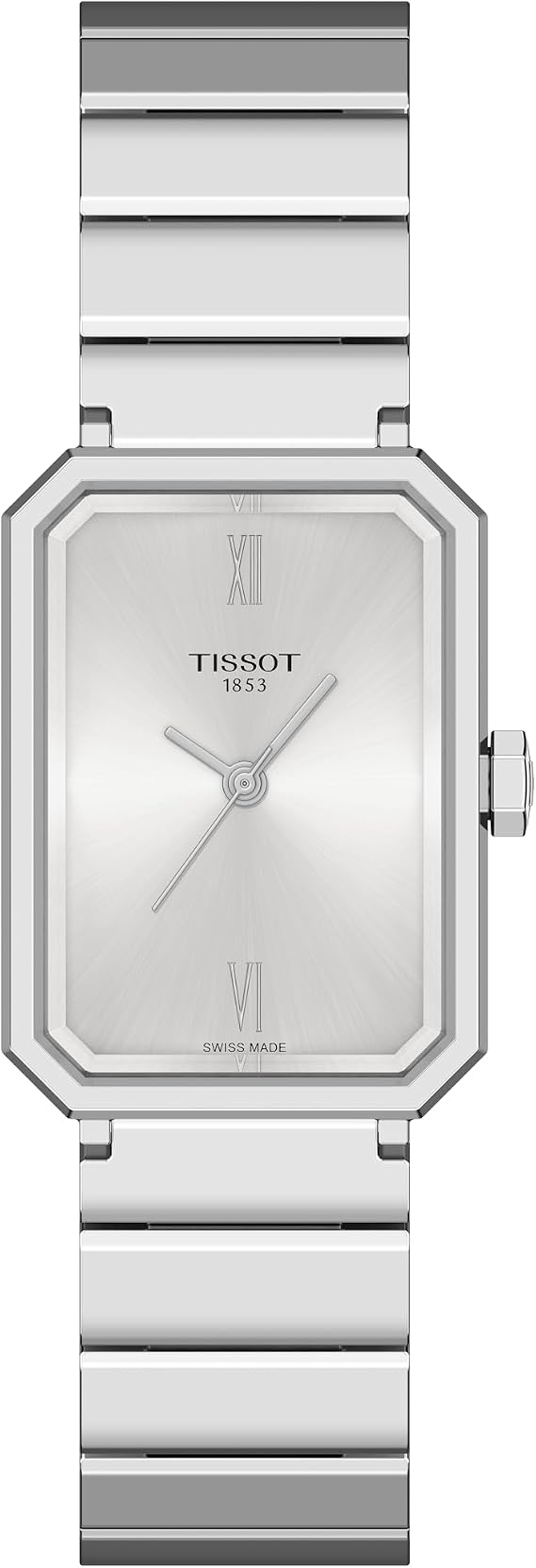 Tissot SRV, Swiss Quartz Watch for Women, Stainless Steel Case, Silver Dial, T1601101103300