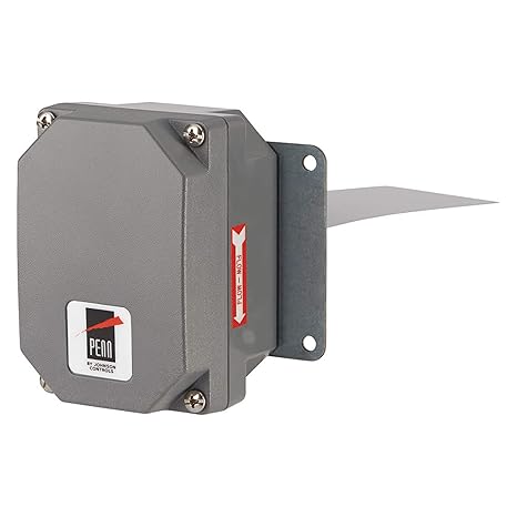 Johnson Controls F261KEH-V01C Penn F261 Series Low-Flow Model Flow Switch with Type 3R (NEMA) Enclosure, 1/2". x 1/2" External NPTF Inlet and Outlet