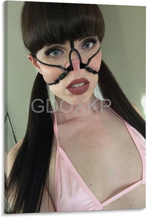 SUKWA Natalie Mars Sexy And Beautiful Shemale Transsexual Actor Poster5 Canvas Poster Bedroom Decor Office Room Decor Gift Frame-style 12x18inch(30x45cm)