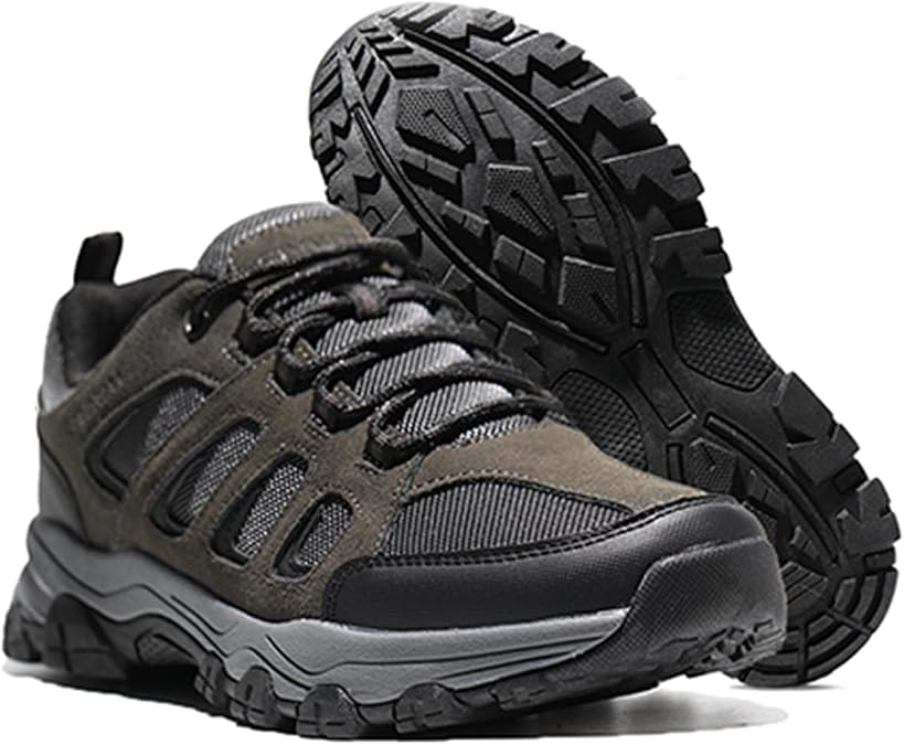 Steel Toe Shoes for Men(802Grey_44.5)