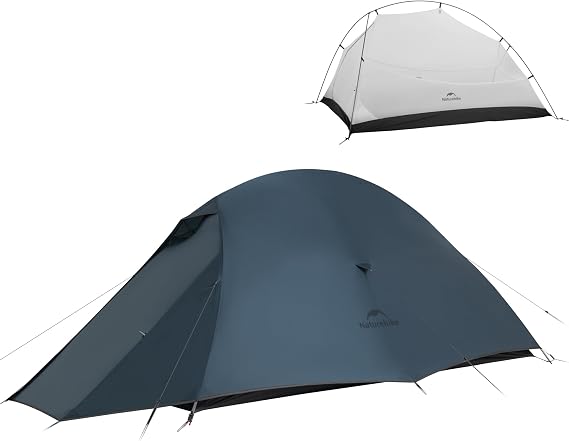 Naturehike Cloud Up 1 Person Camping Tent, Lightweight Backpacking