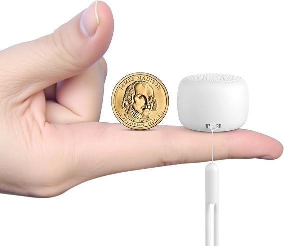 Portable Sound Machine for Baby Adults,Travel Sound Machine,Mini White Noise Machine,16 Non-looping Sounds &Timer, Memory Function,Sleep Sound Machines Perfect for Privacy Hotel Gift (Tiny)