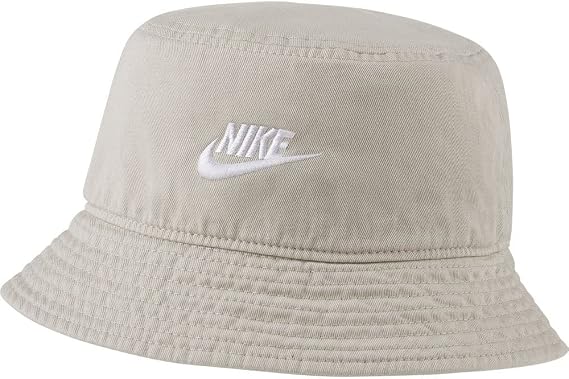 Nike Sportwear Bucket Hat (MD/LG, Light Bone/White)