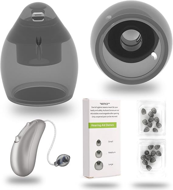 20 pcs Phonak Vented 4.0 Hearing Aid Domes Small Size (0.29inch=7.5mm),Phonak Hearing aids Accessories,Hearing Aids Domes for Phonak Audeo Marvel Paradise Lumity Accessory