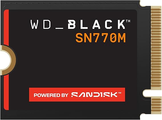WD Black SN770M WDS100T3X0G 1 TB Solid State Drive - M.2 2230 Internal - PCI Express NVMe (PCI Express NVMe 4.0 x4)