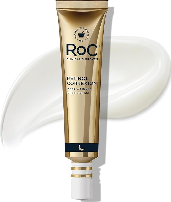 RoC Retinol Correxion Deep Wrinkle Night Cream, 1.0 oz with mineral complex