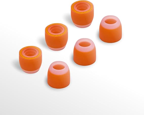 New SYMBIO W Improved Replacement Ear Tips. Upgrade Hybrid Design: Soft Memory Foam Core and Silicone Outside Layer. Comfortable Fit, Longer Life and Easy to Keep Clean - 3 Pairs (X-Small)