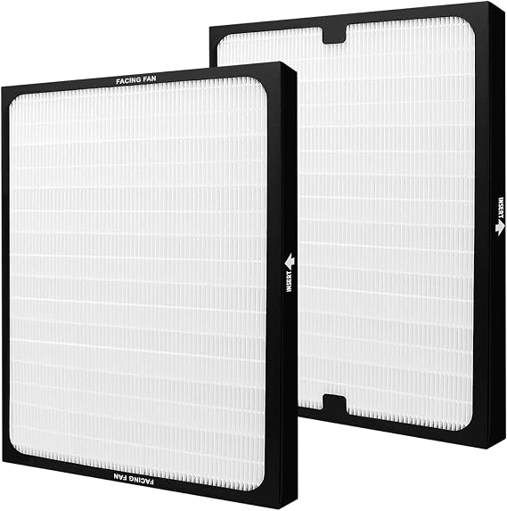 2 Pack Replacement Filters for Blueair 200/300 Series - H13-Grade Particle Filter - Compatible with Classic 200, 201, 203, 205, 210, 215, 250, 270/270E, 280i, 303