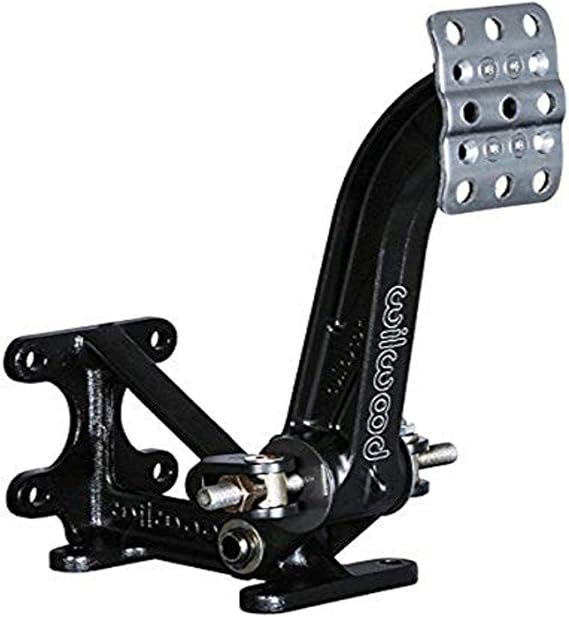 Wilwood 340-13831 Brake Pedal (Floor Mount Dual Master Cylinder), Black