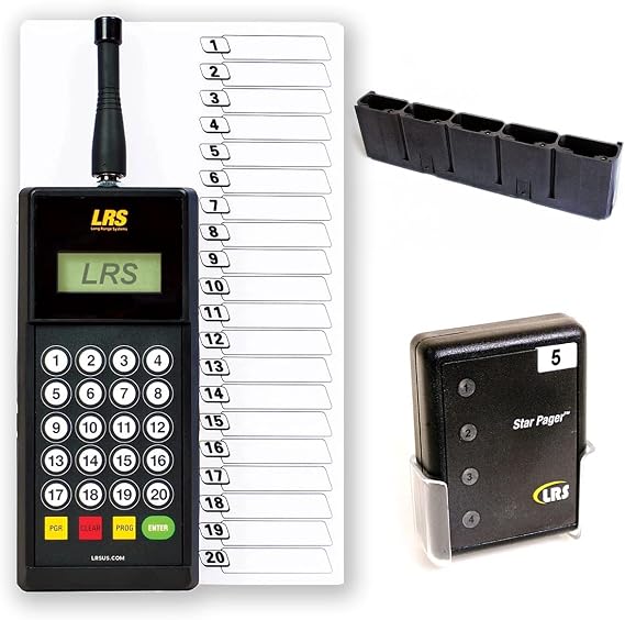 Restaurant Server System Kit with 5 Pagers...