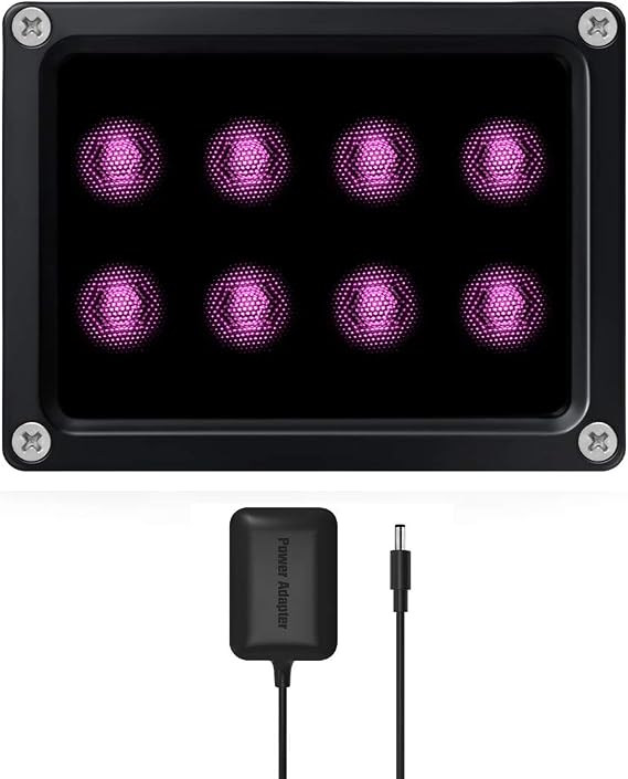 120ft IR Illuminator | BI8 Compact and Powerful 90 Infrared Light for CCTV Security Camera (w/Power Adapter)