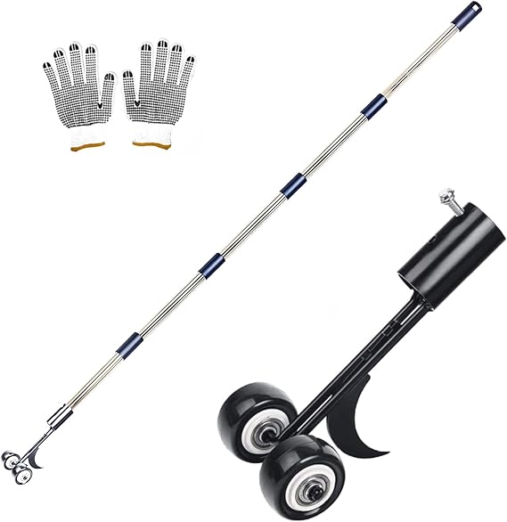 Weeding Tools for Garden,150cm upgraded Long Handled Weeder Without Kneeling,Hook Weeding Tool for Block Paving,Patio Weeder Tool Set with Wheels for Driveways, Decks,Sidewalks,Patios,Vegeta