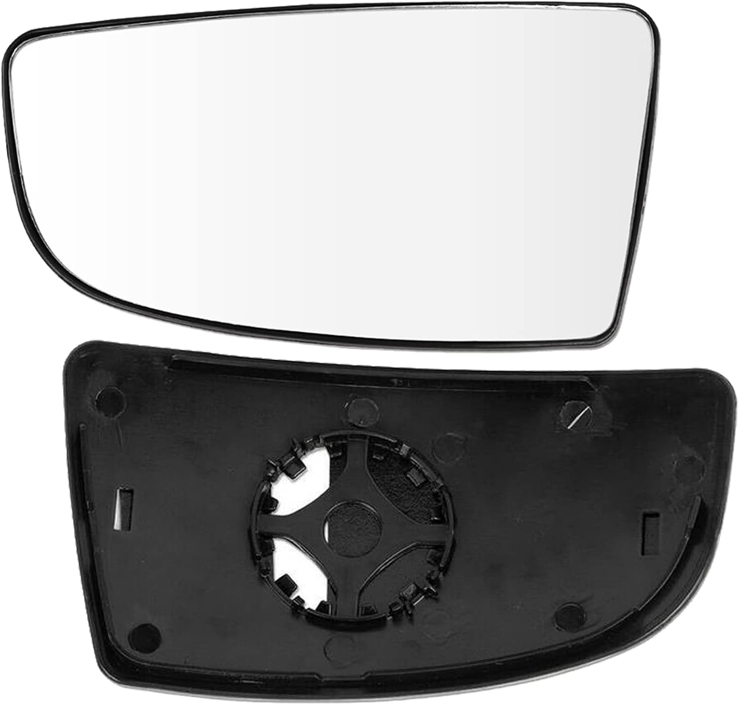Transit Driver Side Lower Mirror Glass Compatible with 2015 2016 2017 Ford Transit T150 T250 T350 Left Pass Convex Lower Tow Mirror Glass with Rear Holder BK3Z-17K707-B