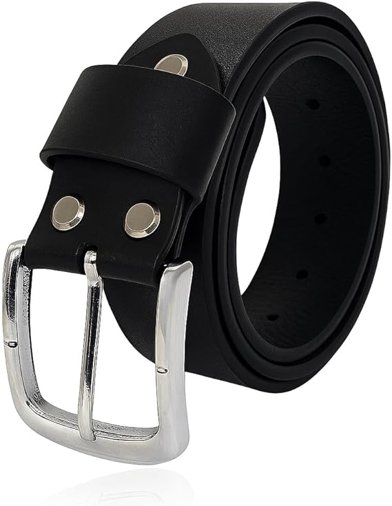 Men's Full Grain Cow Leather Belt Handmade Casual Everyday Wear Jeans Belt With Gift Box