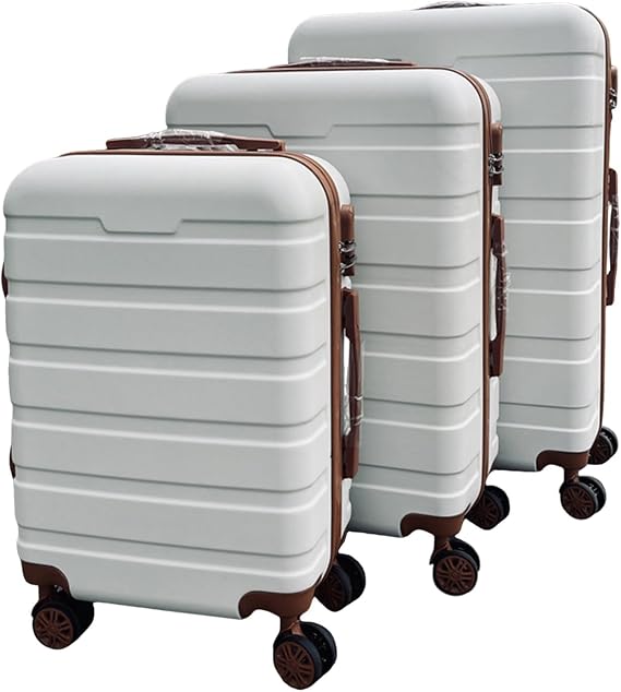 US Shipped 3 Pcs Suitcase Set, 20/24/28 Inch Luggage Suitcase, Different Sizes Large Suit Case with Spinner Wheel