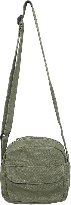 Canvas Small Crossbody Bags for Women Men Shoulder Purses with Zipper Cute Mini Women's Handbags Phone Purse