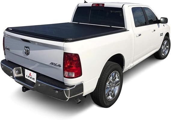 LEER Latitude Soft Folding Tonneau Cover, Fits 2019-2026 Ram with 6'4" Truck Bed