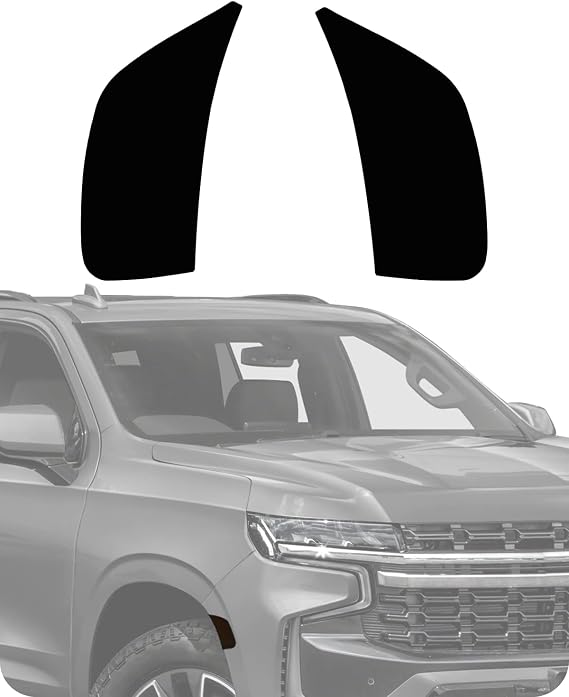 NDRUSH Side Marker Lights Tint Film - Precut Marker Light Overlay Wrap Cover - Compatible with 2021-2022 Chevy Tahoe, Suburban, Cadillac Escalade/Escalade ESV, GMC Yukon XL