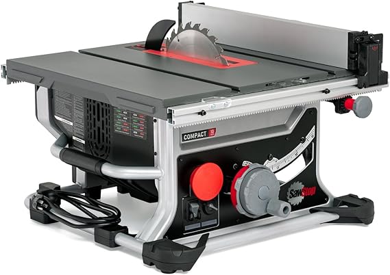 SawStop CTS-120A60 Compact Table Saw - 15A,120V,60Hz | 15A, 120V, 60Hz