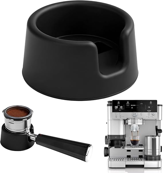 Silicone Coffee Portafilter Holder for Ninja Luxe Cafe ES601 ES701 | Anti-Slip, Tamping Station, Tamping Stability, Shock Absorption, Reduce Mess and Spillage,Handheld Tamper Base, Support Stand