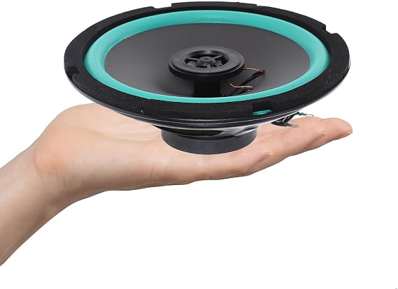 PartyKindom 6.5 Inch Car Speakers 4 Ohm Midrange Bass Car Audio Speaker 160w Built for Compact Space with Solid Support Structure for Amplifiers