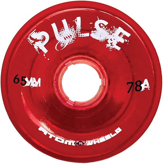 Outdoor Quad Roller Wheels 78A ATOM PULSE Red / 1 Pack - 4 Wheels