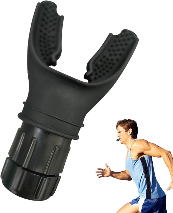 Breathing Exerciser Trainer, Breathing Lung Exerciser Device, Breathing Trainer Sport, Portable Lung Capacity Improve Tool,Fitness Trainer for Men, Women, Runners, Sports Lovers