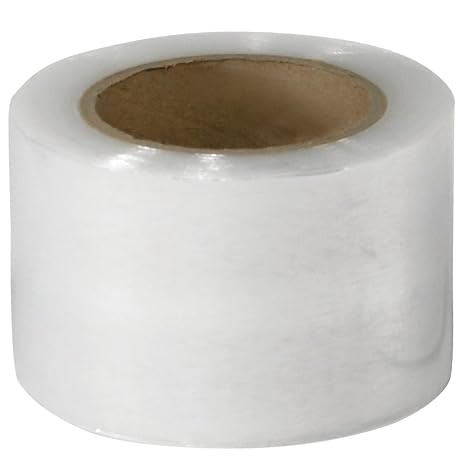 Aviditi 3" x 1000' Bundling Stretch Film, Clear, 80 Gauge, Includes 1 Plastic Dispenser, Stretch Wrap for Moving and Shipping, 18 Rolls