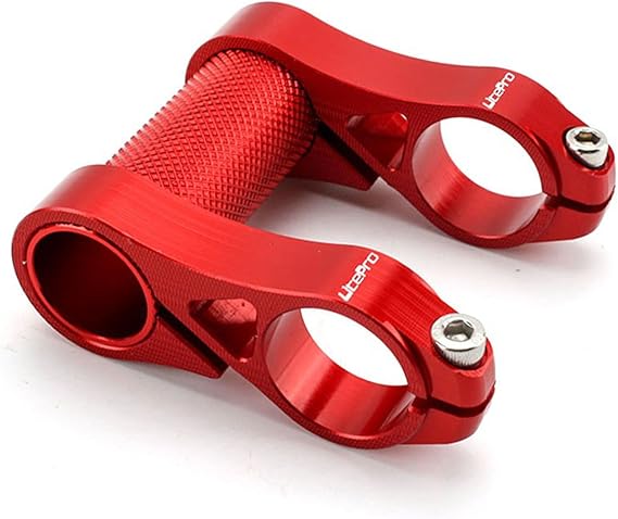 SENQI Adjustable Double Stem Folding Bike Stem BMX Stem Riser Bicyle Handlebar Stem BSB036(Red)
