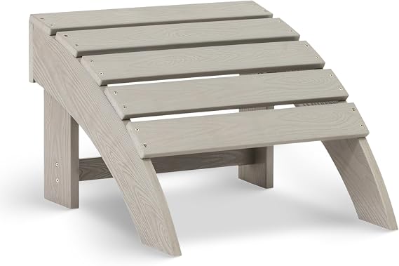Blue Wave Ez-Care Tek-WoodTM Adirondack Ottoman - Slate Grey