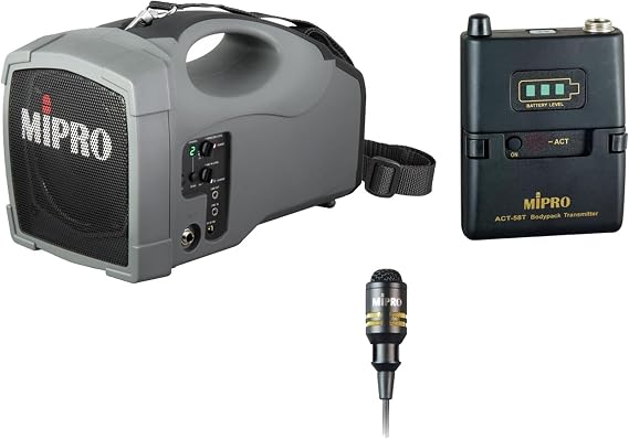 MiPro MA-101G/ACT-58T 50-Watt Personal Wireless PA System