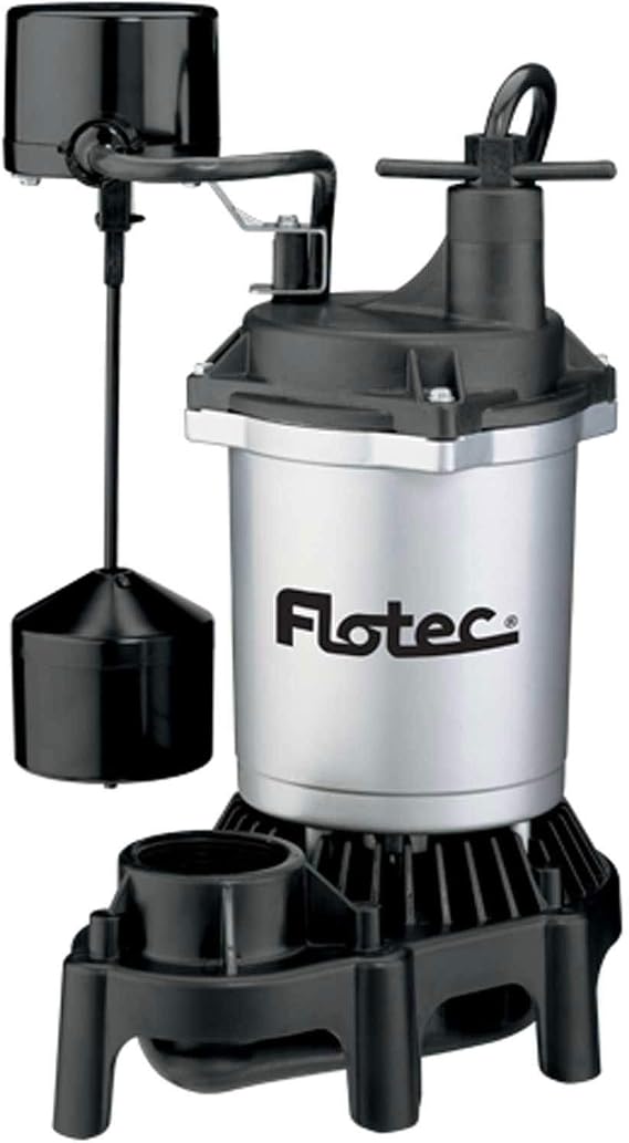 Flotec Submersible Thermoplastic Sump Pump 1/2 HP, FPZS50V