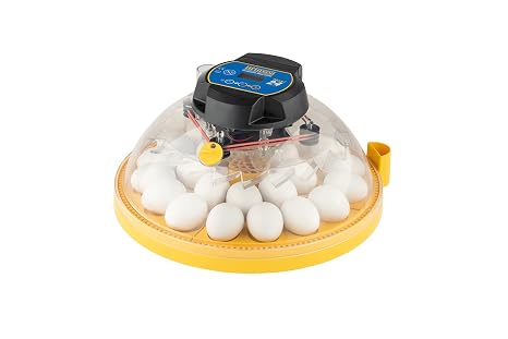Brinsea Maxi 24 Advanced Egg Incubator with Automatic Egg Rotation and Temperature Control to Hatch 24 Chickens, Duck or Other Eggs - Mix & Match Size for Optimal Flexibility