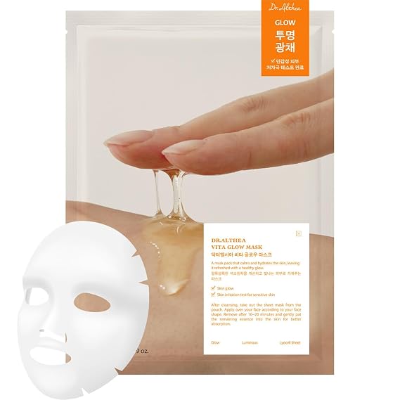 Dr.Althea Vita Glow Mask (Pack of 4), Korean Vegan Skincare