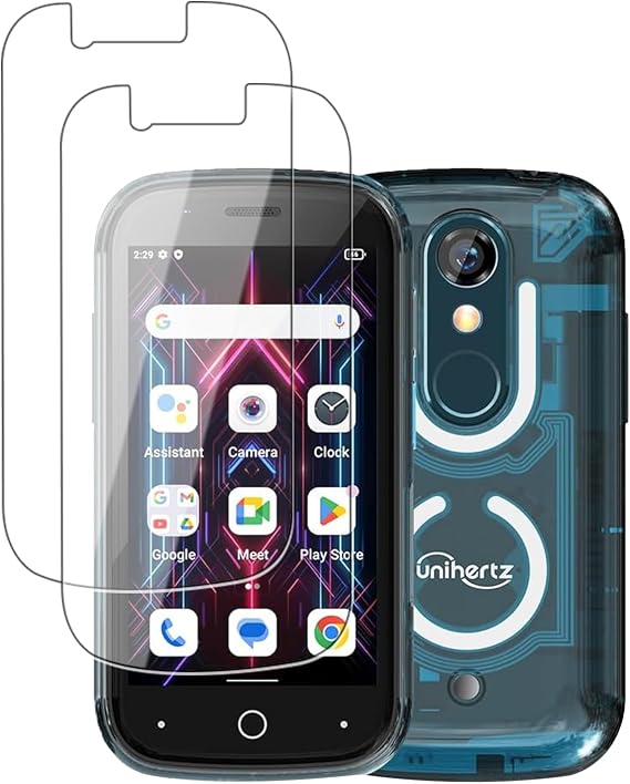 Screen Protector for Unihertz Jelly Star Mini Smartphone 2 Pack PET Film,6H Hardness, Anti-Scratch,HD Clarity,Bubble-Free,Anti-Fingerprint,Sensitive Touch Screen Guard