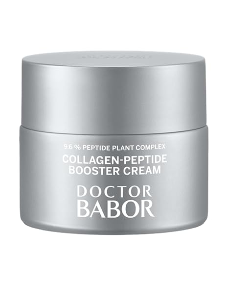 BABOR Collagen Peptide Booster Cream | Firming & Plumping Face Moisturizer | Visibly Reduces the Appearance of Wrinkles on Face & Neck, Hyaluronic Acid & Squalene | Day & Night Use | 1.69 oz