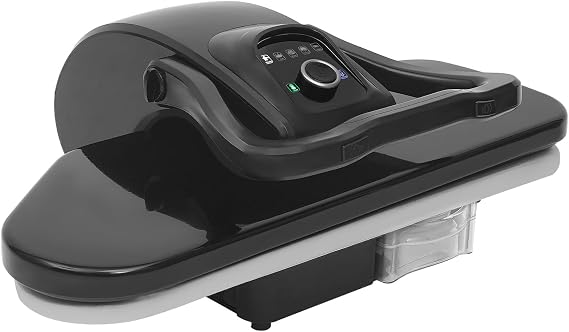 Large Steam Press Machine 1600W 26 Inch, Intelligent Steam Press 5 Fabric Modes 194-392F, With Spray Bottle, Pressing Cushion&Water Tank For Clothes Sheets Iron(Black,Style3)