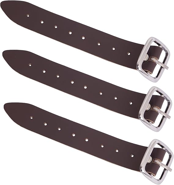 Mens Kilt Genuine Leather Belt Extender,7 inch Length 1.25 inch Wide(Set of 3),Kilt for Men Extension,Mens Kilts Straps