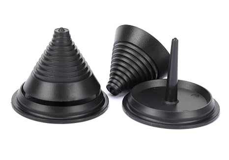 Lawn Mower Blade Balancer,Lawn Mower Blade Sharpener Balancer, Mower Blade Balancers,of Mowers Compatible with Most Lawnmower Blades-Black (2Pcs)