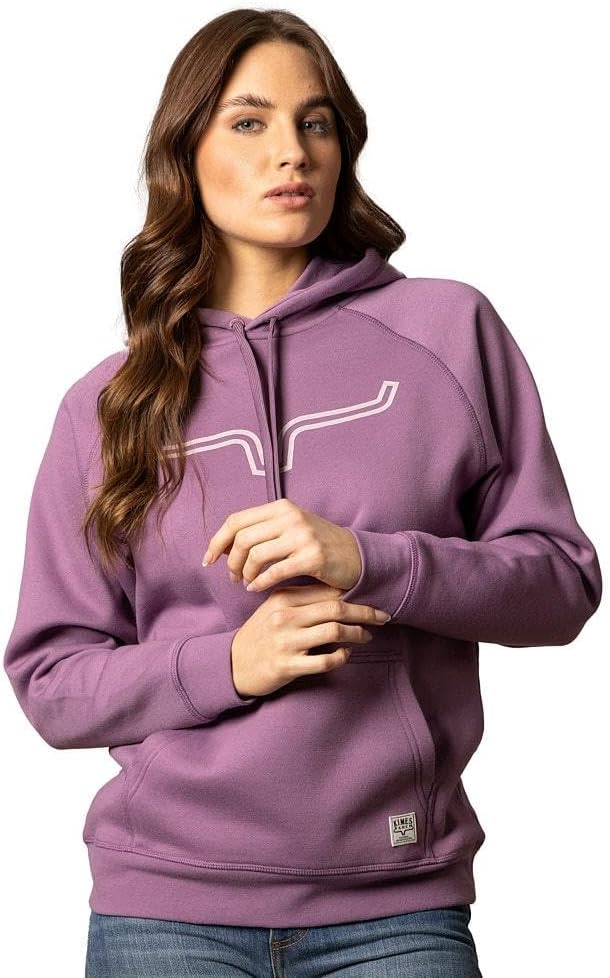 Kimes Ranch Womens Lilac Outlier Printed Hoodie