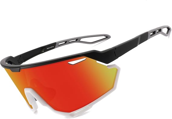 SANSROTT Oversized Cycling Glasses for Men Women, Sports Running Sunglasses MTB Frame for Outdoor Sports Running Biking Fishing
