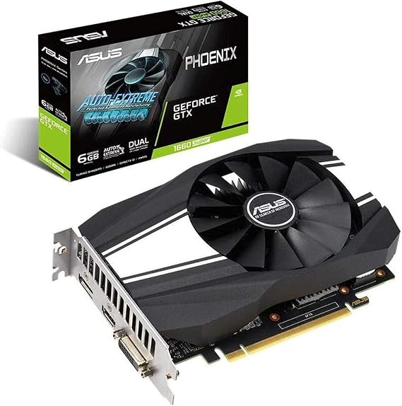 ASUS GeForce GTX 1660 Super Overclocked 6GB Phoenix Fan Edition HDMI DP DVI Graphics Card,