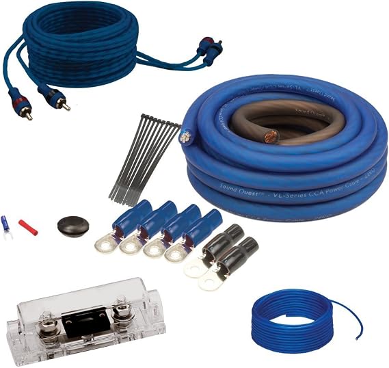 Soundquest SQK8 CCA 8 Gauge Wiring Kit
