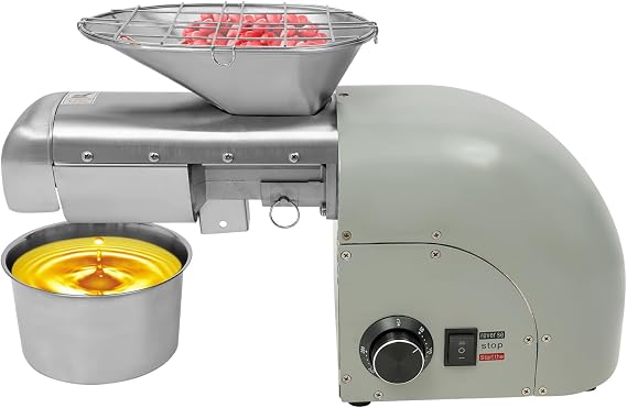 Commercial Oil Press Machine, 1800W Electric Oil Maker, 110v Heavy Duty Oil Pressing Machine for Peanut, Sesame, and Olive Seed Oil