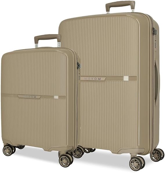 Suitcase Set, Beige, One Size