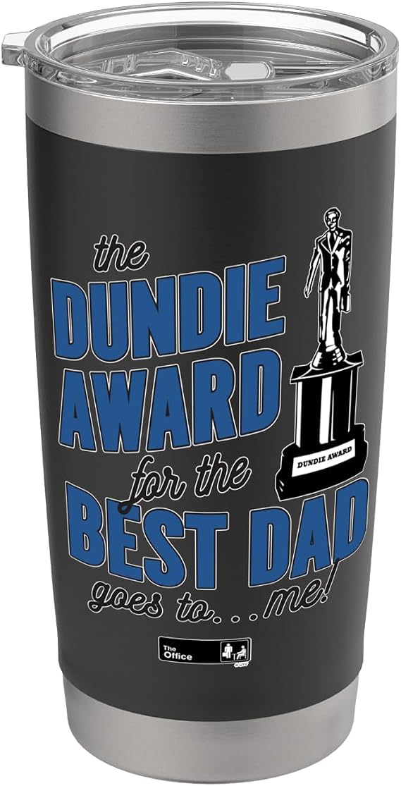 The Office Dundie Award "Best Dad" Stainless Steel Insulated Tumbler