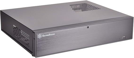 Silverstone Milo ML04 Aluminum Front Door/Steel Body Micro ATX Media Center/HTPC Case, SST-ML04B