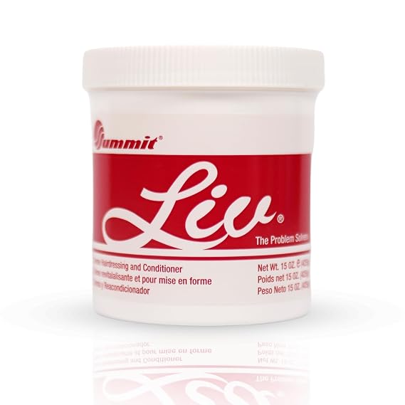 LIV Summit Creme Hairdressing and Conditioner for Dry Textured Hair 15 oz | Deep moisturizing treatment, breakage support, protective styling hydration, softness & manageability, lasting hydration